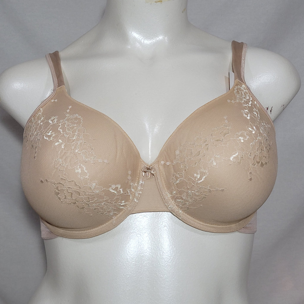 Bali Women's Lace Desire Underwire Bra, White, 42D at  Women's  Clothing store
