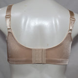 Exquisite Form 5100548 548 Fully Floral Lace Wire Free Bra 36B Nude NWOT