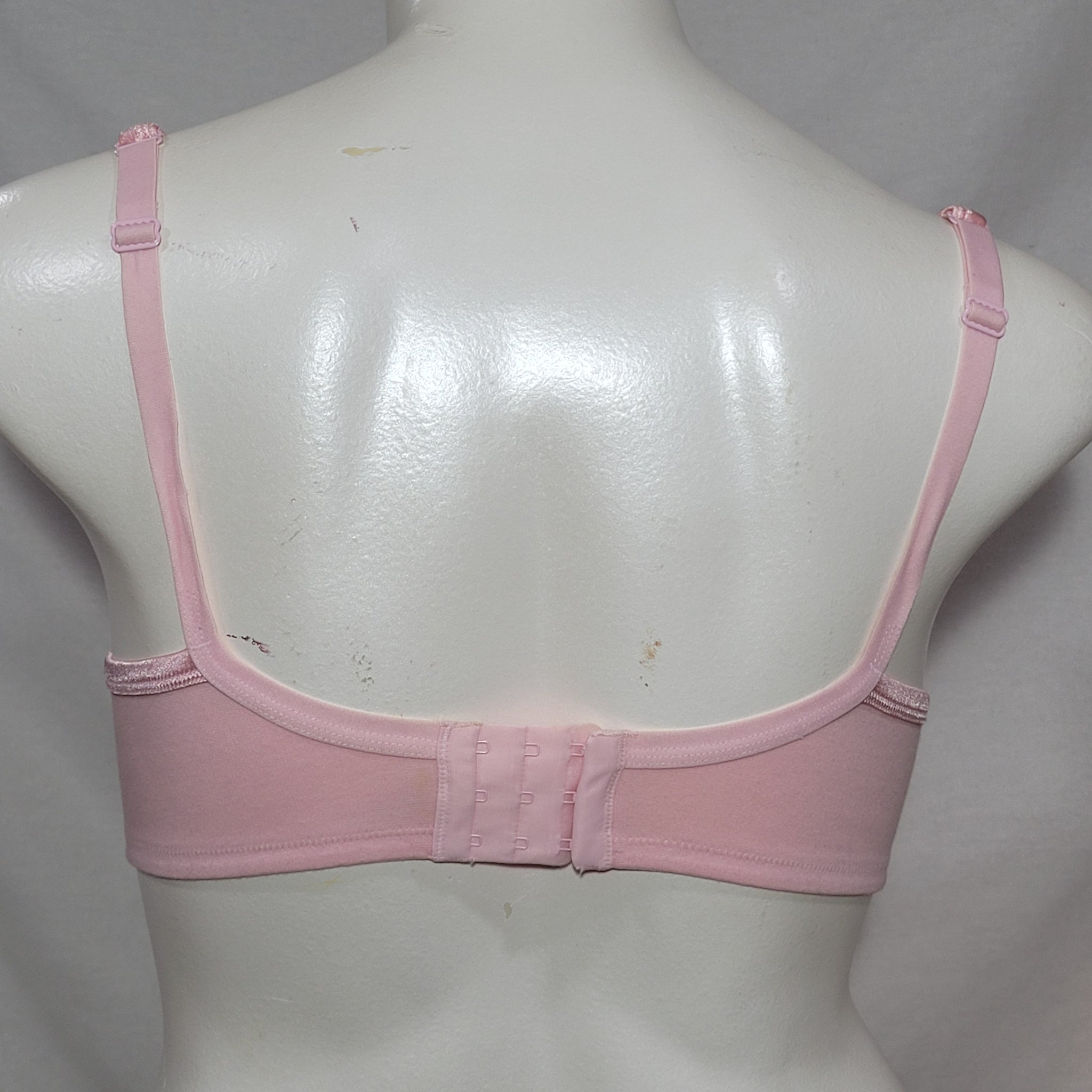 Cacique Pink Black Lace Trim Underwire Padded Bra Size 40D - $44 - From  Kelsey