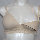 Leading Lady 405 Molded Seamless Lace-Frame Wirefree Nursing Bra 36D Ivory - Better Bath and Beauty