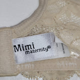 Mimi Maternity Lined Molded Cup Lace Trim Underwire Bra 36D Nude - Better Bath and Beauty