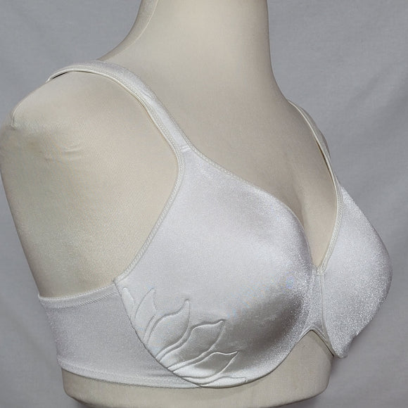 Bali 3353 Live It Up Seamless Underwire Bra 42D White NEW WITH TAGS