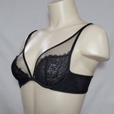 Soma Breathtaking Unlined Plunge Underwire Bra 32C Black - Better Bath and Beauty