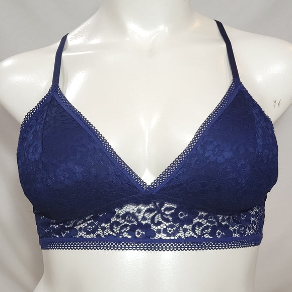 Xhilaration Long Line Wire Free Bralette X-LARGE Nighttime Blue NWT - Better Bath and Beauty