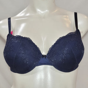 Maidenform Self Expressions 6660 Push Up and In Underwire Bra 34B Navy Blue NWT - Better Bath and Beauty