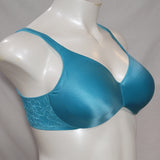 Bali 3508 Comfort Indulgence Back Smoothing Underwire Bra 36D Teal Blue NWT - Better Bath and Beauty