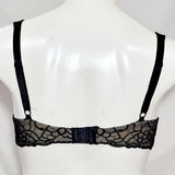 Self Expressions Maidenform 5071 Shimmer Molded Cup Lace Trim Underwire Bra 36D Black NWT - Better Bath and Beauty