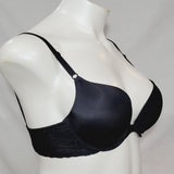 Maidenform 7180 One Fabulous Fit Embellished Push Up UW Bra 36D Black - Better Bath and Beauty
