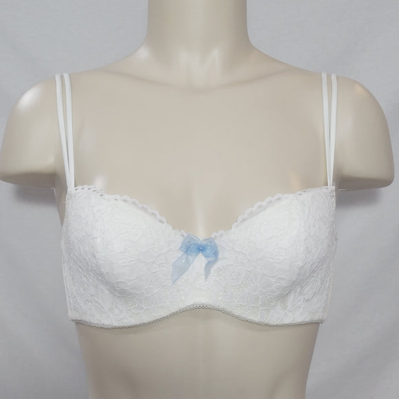 b.tempt'd by Wacoal 953144 Ciao Bella Balconette Underwire Bra 32C White NWT - Better Bath and Beauty