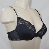 DKNY 451049 Glamour Noir Unlined Underwire Bra 32C Black NEW WITH TAGS - Better Bath and Beauty