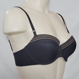 DKNY DK2006 Sheer Lace Lightweight Push Up Underwire Bra 32C Black NWT - Better Bath and Beauty