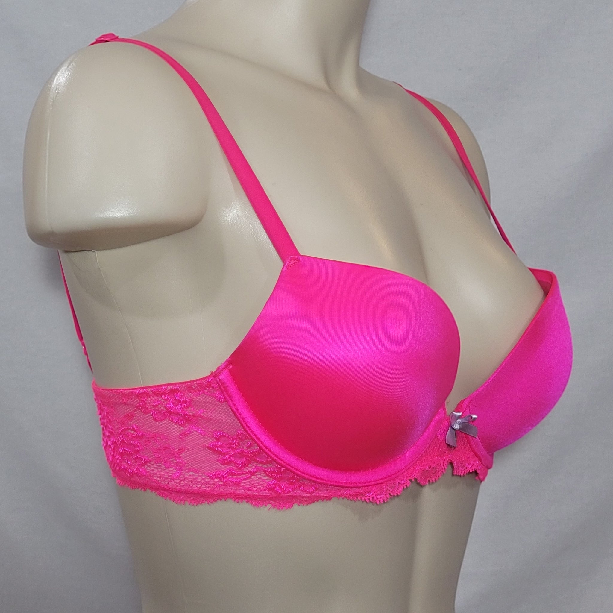 PINK Victoria's Secret, Intimates & Sleepwear, Pink By Victoria Secret  Lace Push Up Bra 32c