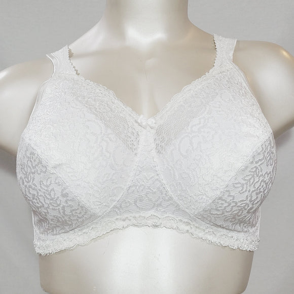Playtex 4088 18 Hour Comfort Lace Wire Free Bra 36B White NEW WITHOUT TAGS - Better Bath and Beauty