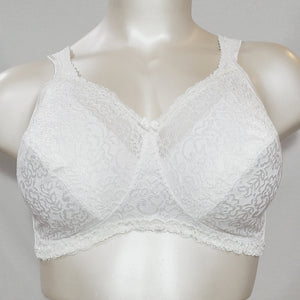 Playtex 4088 18 Hour Comfort Lace Wire Free Bra 36C White NWOT - Better Bath and Beauty