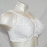 Timeless Comfort 5488 4088 Comfort Lace Wire Free Bra 36C White New without Tags - Better Bath and Beauty