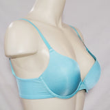 Lily of France 2175175 Extreme Lacy Looks Push Up Underwire Bra 34B Simply Aqua - Better Bath and Beauty