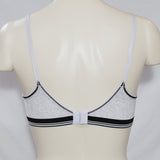 Hanes HC47 Cotton Stretch Wire Free T-Shirt Bra 34A Gray & Black NWT - Better Bath and Beauty