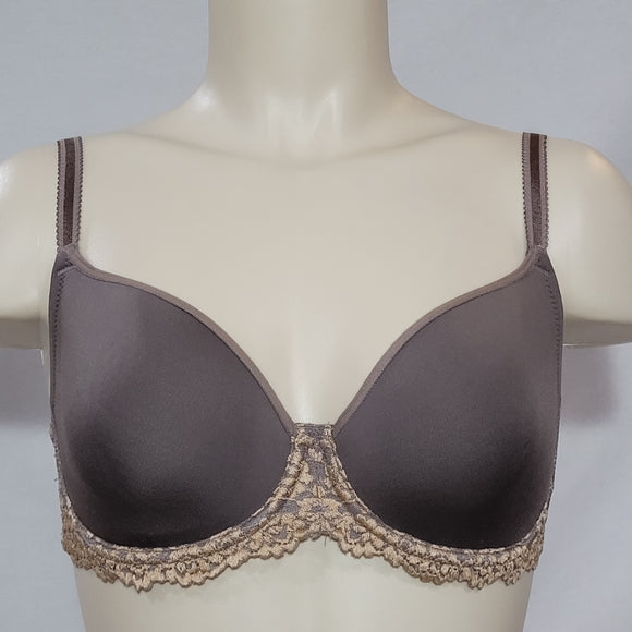 Wacoal 853191 Embrace Lace Contour Underwire Bra 30DD Taupe - Better Bath and Beauty