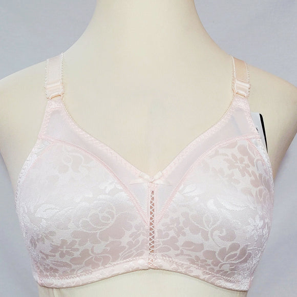 Bali 3372 Double Support Lace Wirefree Bra 42DD Pink - Better Bath and Beauty