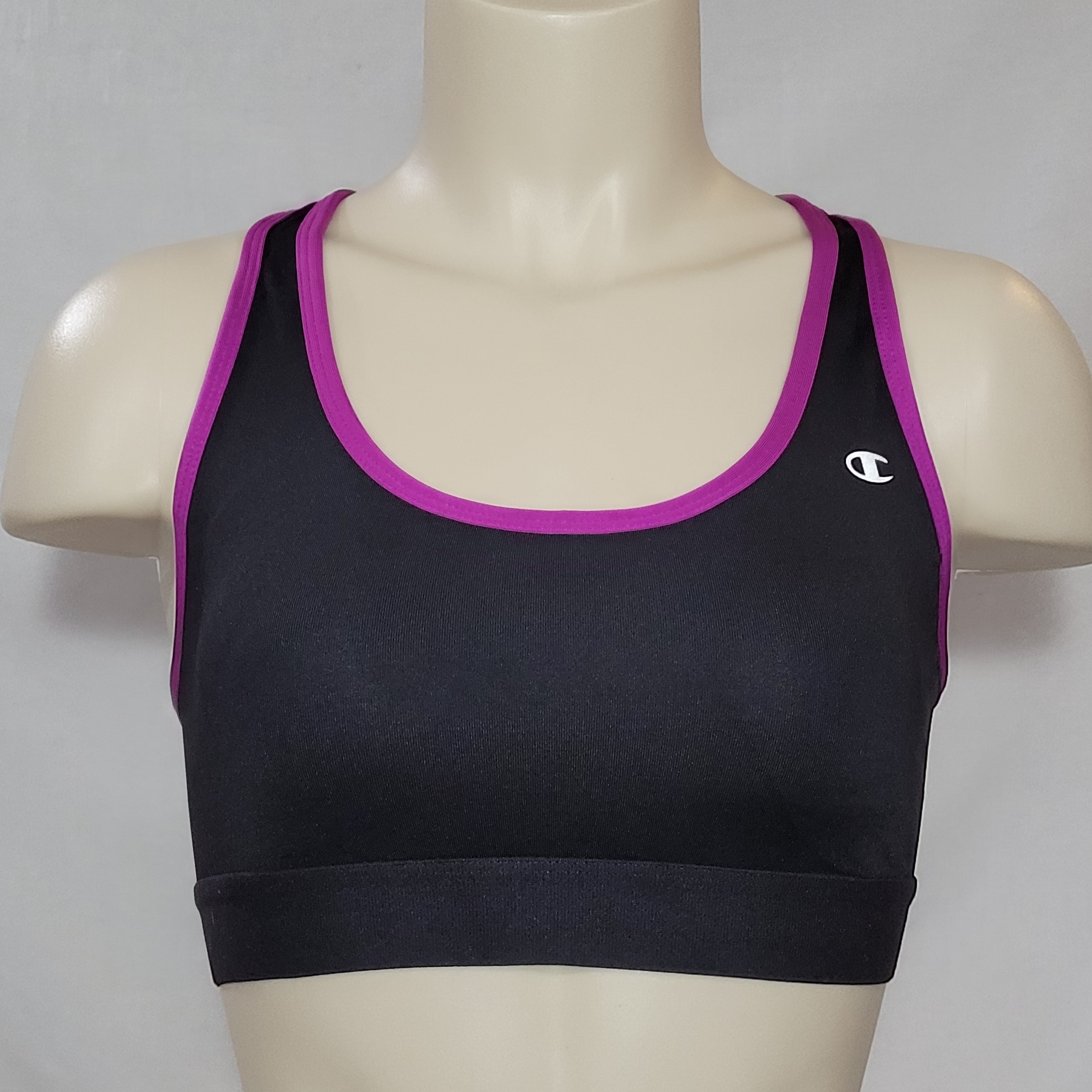 Champion Women's The Show-Off Sports Bra - Craft Purple Heather/Abstract  Lilac