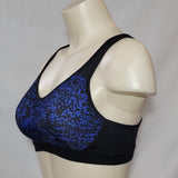 Champion N9554 Concealing Petals Wire Free Sports Bra XS X-SMALL Blue Black NWT - Better Bath and Beauty