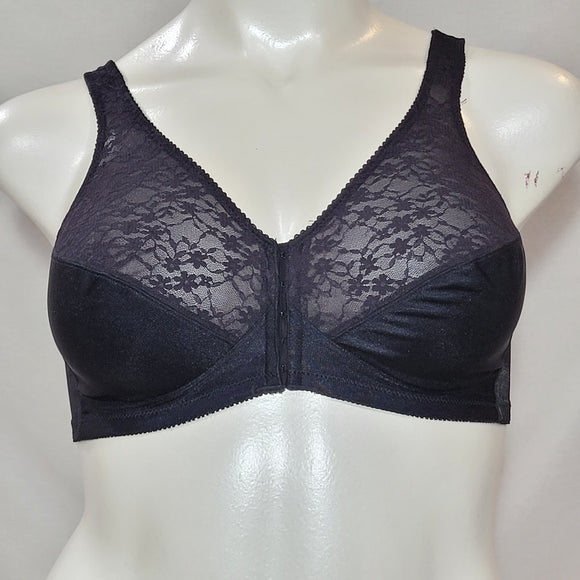 Exquisite Form 565 Posture Front Close Wire Free Bra 36B Black NEW WITHOUT TAGS - Better Bath and Beauty