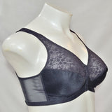 Exquisite Form 565 Posture Front Close Wire Free Bra 40B Black NEW WITHOUT TAGS - Better Bath and Beauty