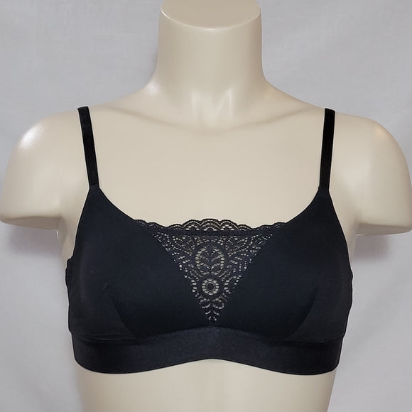 Gilligan O'Malley Brushed Micro Triangle Bralette X-SMALL Ebony NWT - Better Bath and Beauty