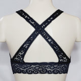 Xhilaration Wire Free High Neck Crossback Lace Bra Bralette X-SMALL Black NWT - Better Bath and Beauty