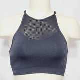 Xhilaration Wire Free High Neck with Mesh Bra Bralette SMALL Black - Better Bath and Beauty