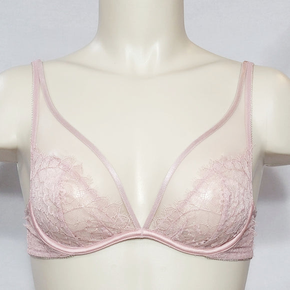 Soma Breathtaking Unlined Plunge Underwire Bra 32B Adobe Rose - Better Bath and Beauty
