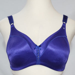 Bali 3820 Double Support Wirefree Bra 36B Blue Cobalt NEW WITH TAGS - Better Bath and Beauty