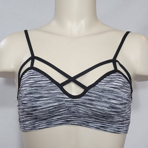 Xhilaration Wire Free Cut-Out Strappy Bralette Size XS X-SMALL Black Multi - Better Bath and Beauty