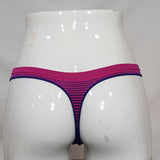 Calvin Klein QD3547 Seamless Illusions Thong SMALL Pink and Blue NWT - Better Bath and Beauty