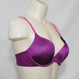Maidenform 5101 Self Expressions i-Fit Push Up Underwire Bra 34C Pink Purple Geo Print - Better Bath and Beauty