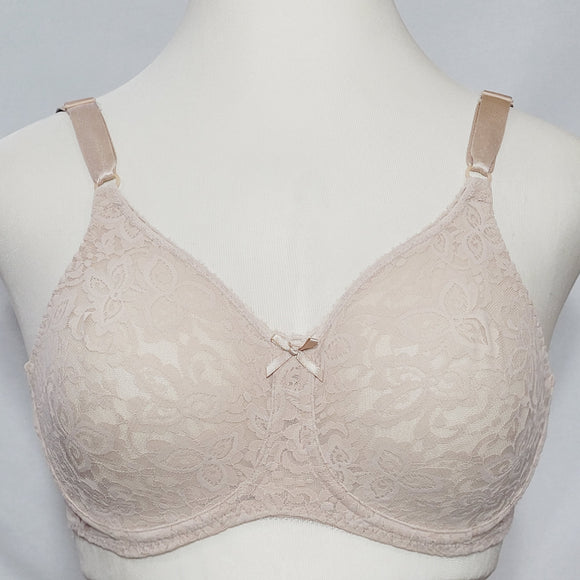 Bali 3432 Lace N Smooth Underwire Bra 34D Nude - Better Bath and Beauty