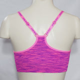 Joe Boxer Juniors' Seamless Wire Free Sports Bra LARGE Pink Space Dyed NWT - Better Bath and Beauty