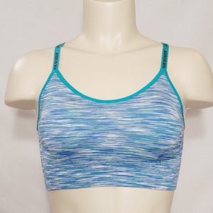 Joe Boxer Juniors' Seamless Wire Free Sports Bra SMALL Teal Space Dyed NWT - Better Bath and Beauty