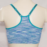 Joe Boxer Juniors' Seamless Wire Free Sports Bra SMALL Teal Space Dyed NWT - Better Bath and Beauty