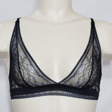 Calvin Klein QF1944 CK Black Obsess Unlined Triangle Wire Free Bra LARGE Black NWT - Better Bath and Beauty