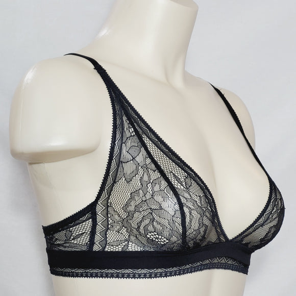 Calvin Klein QF1944 CK Black Obsess Unlined Triangle Wire Free Bra XS X-SMALL Black NWT - Better Bath and Beauty