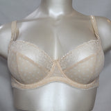 Paramour 115702 by Felina Sweet Revenge Full Busted Underwire Bra 38DD Bare & Ivory Dot - Better Bath and Beauty