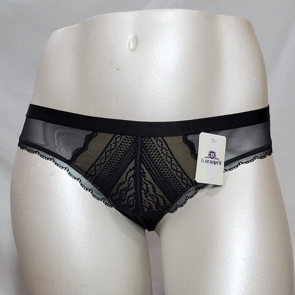 b.tempt'd by Wacoal 942243 b.cherished Thong Panty LARGE Black NWT - Better Bath and Beauty