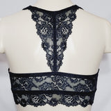 Gilligan & O'Malley Lace Pullover Nursing Wire Free Bralette SMALL Black - Better Bath and Beauty