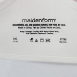 DISCONTINUED Maidenform 7746 The Dream Collection Front Close T-Back Underwire Bra 34C White - Better Bath and Beauty