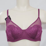 Maidenform SE9502 Self Expressions Lace Shaping Underwire Bra 36B Galactic Red Burgundy - Better Bath and Beauty
