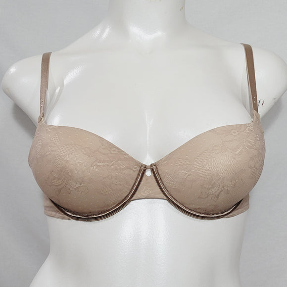 Lily of France 2175780 Your Perfect Lace Push Up Underwire Bra 32A Nude NWT - Better Bath and Beauty