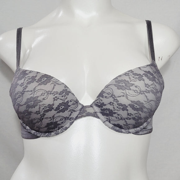 Maidenform 05103 5103 Self Expressions I-Fit Custom Lift with Lace Underwire Bra 34A Gray NWT - Better Bath and Beauty