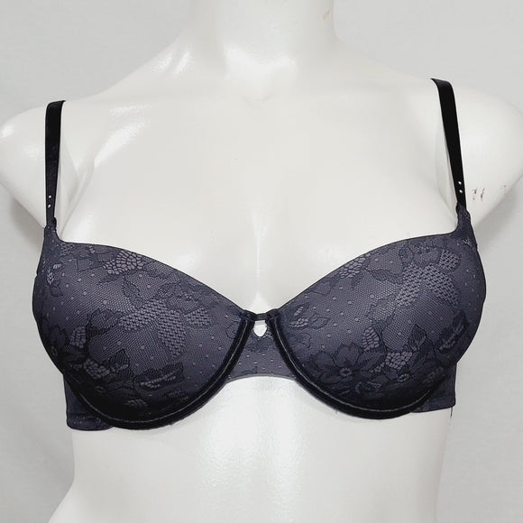Lily of France 2175780 Your Perfect Lace Push Up Underwire Bra 38B Black NWT - Better Bath and Beauty
