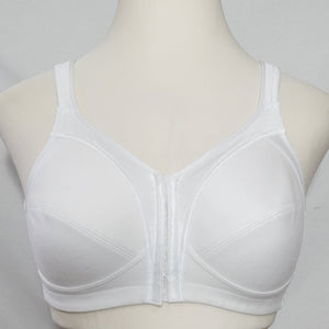 Exquisite Form 2563 Fully Front Close M-Frame Wire Free Bra 36B White NWOT - Better Bath and Beauty